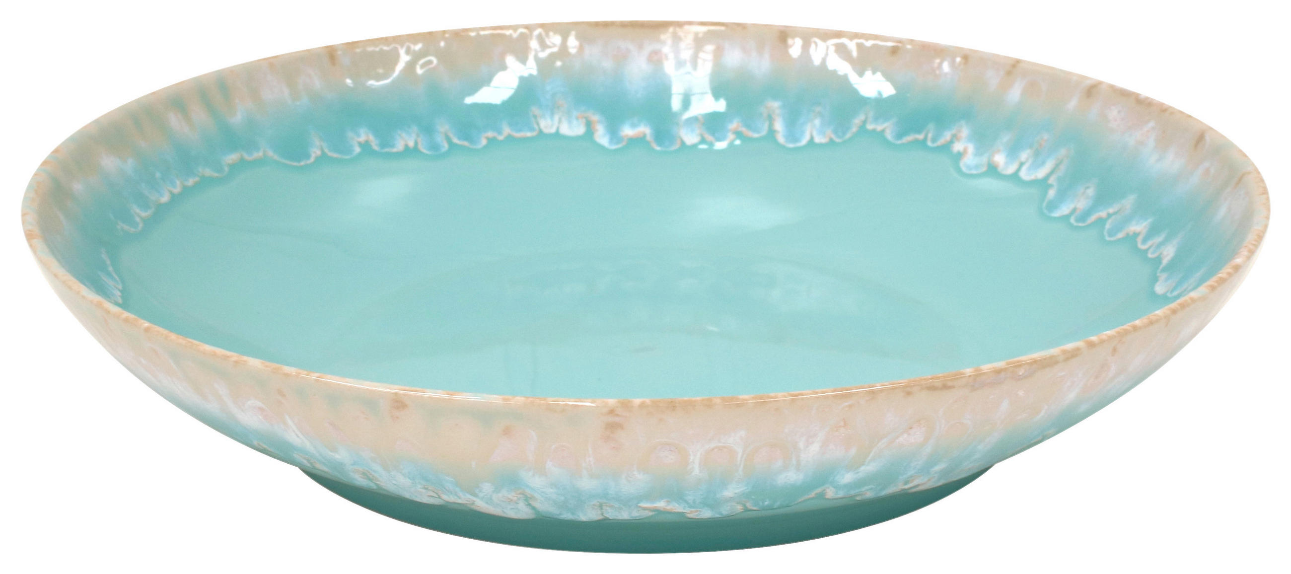 SCHÜSSEL TAORMINA   - Türkis, Basics, Keramik (34/7cm) - Costa Nova