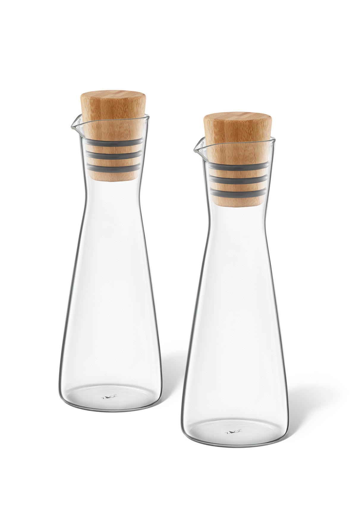 ESSIG-/ÖLFLASCHE - Hellbraun, KONVENTIONELL, Glas (7,0/20,5cm) - Zack