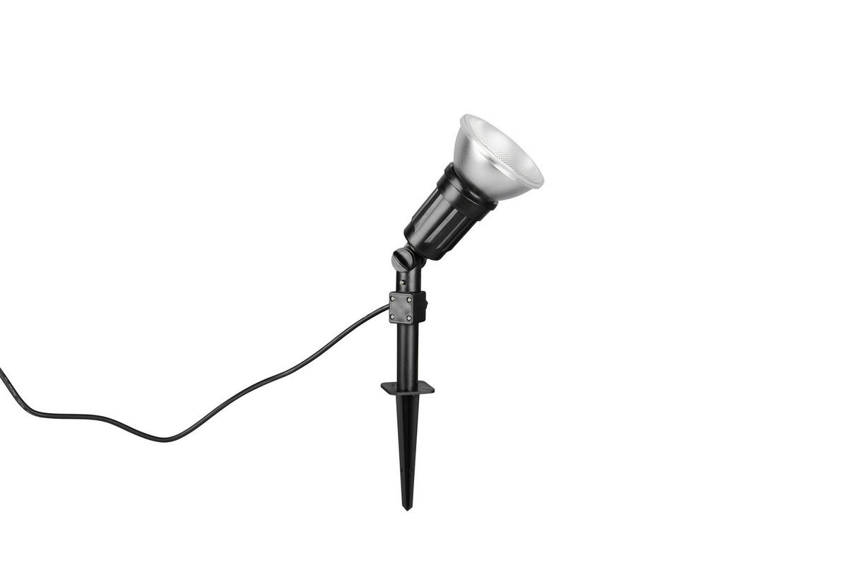 AUSSENLEUCHTE - Schwarz, Konventionell, Kunststoff (12,5/51cm)