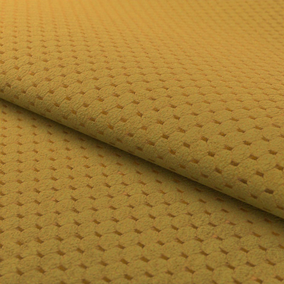 ECKSOFA Senfgelb Chenille  - Chromfarben/Senfgelb, KONVENTIONELL, Textil/Metall (234/312cm) - Livetastic