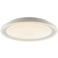 LED PLAFONJERA - bela, Osnovno, metal/plastika (45/9,5cm)