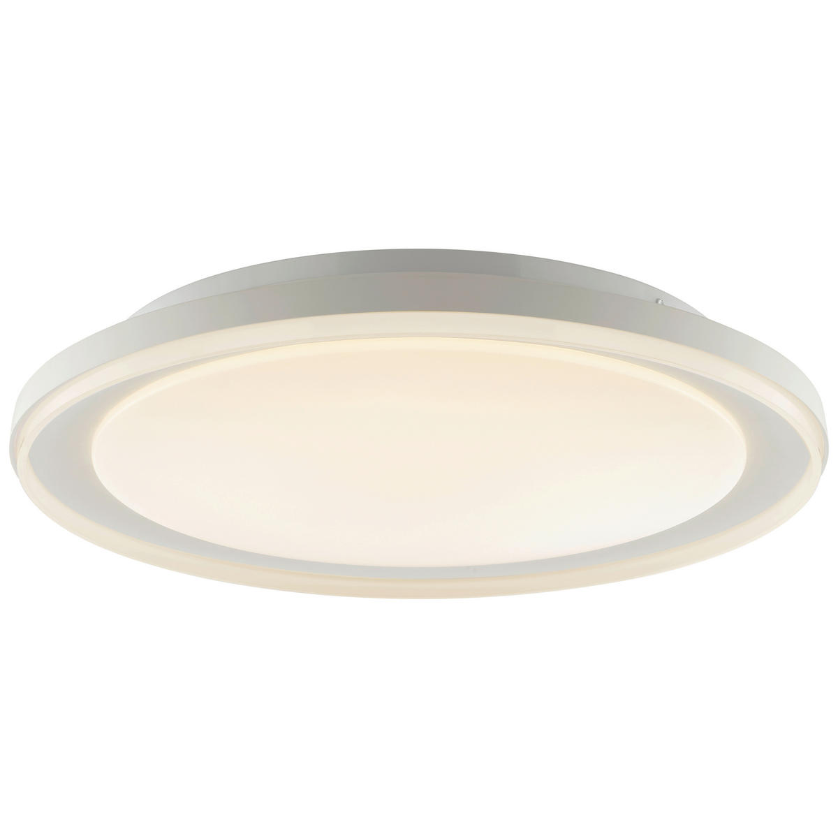 LED PLAFONJERA - bela, Osnovno, metal/plastika (45/9,5cm)