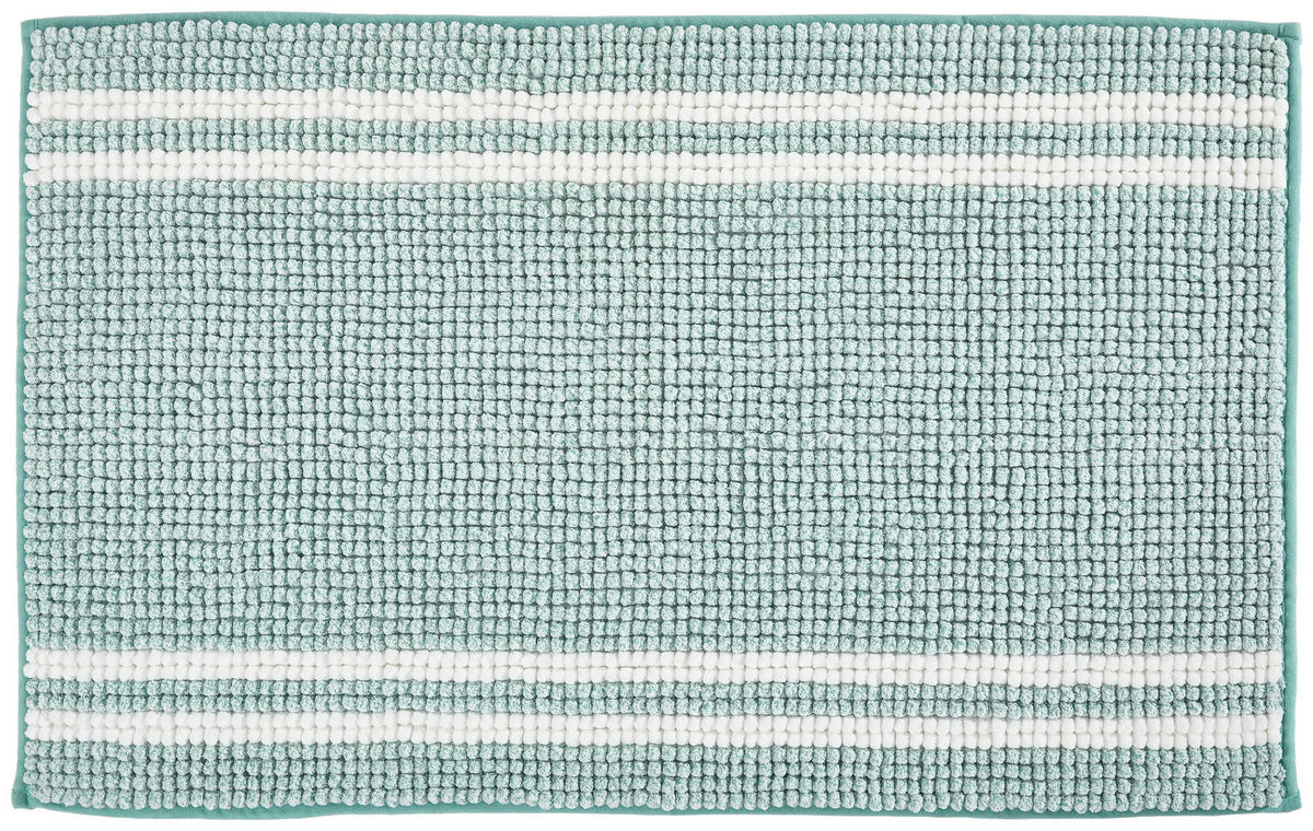 BADEMATTE Mintgrün 60/100 cm  - Mintgrün, Textil (60/100cm) - Esposa