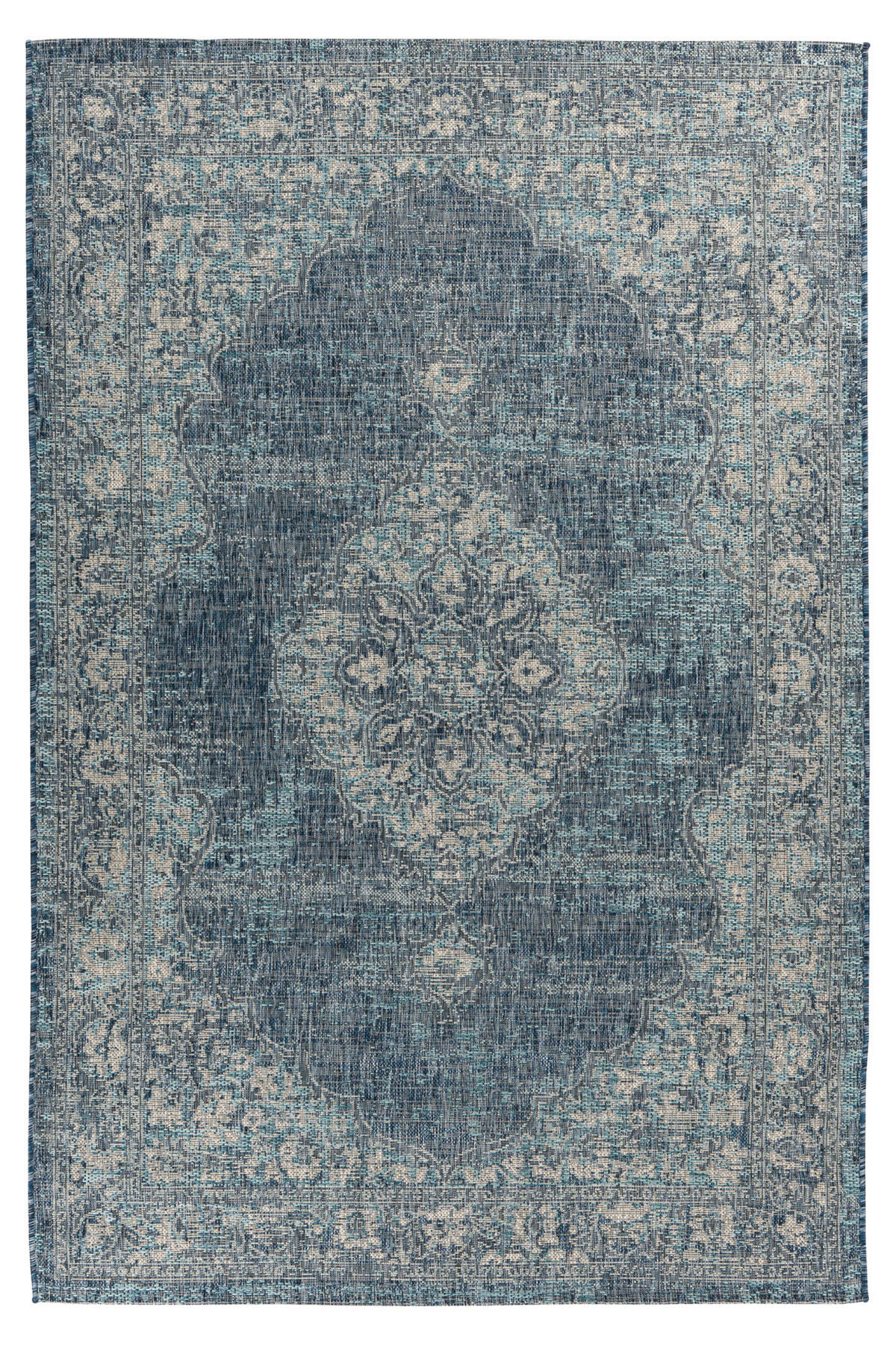 OUTDOORTEPPICH 80/150 cm My Nordic  - Blau/Grau, Design, Textil (80/150cm) - Novel