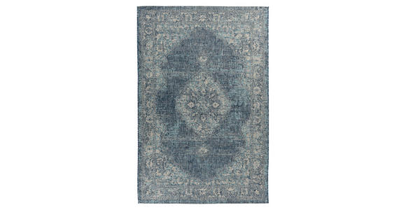 In- und Outdoorteppich 120/170 cm  - Blau/Grau, Design, Textil (120/170cm) - Novel