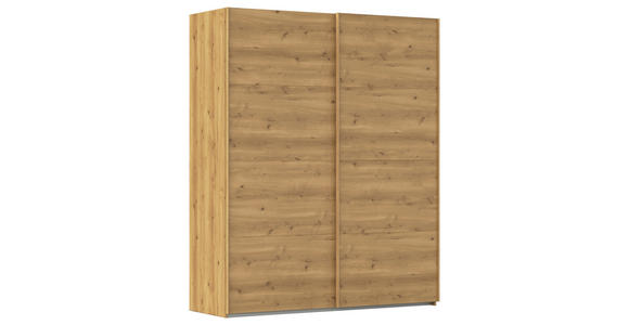 SCHWEBETÜRENSCHRANK  in Eichefarben  - Eichefarben, Design, Holzwerkstoff/Kunststoff (181/223/68cm) - Novel
