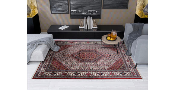 WEBTEPPICH 200/290 cm Mithras Bidjar Creme, Rot  - Rot/Creme, LIFESTYLE, Textil (200/290cm) - Novel