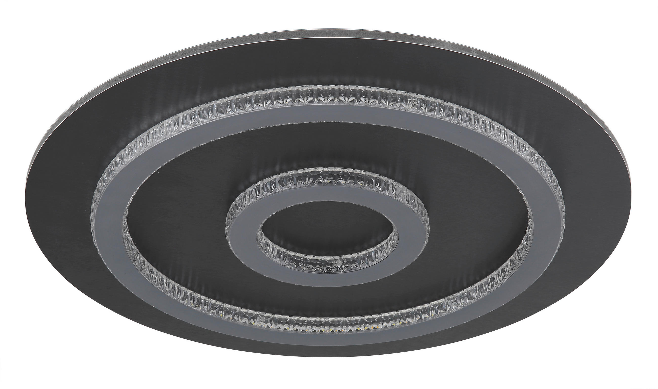 STROPNÍ LED SVÍTIDLO, 45/5,5 cm  - černá/čiré, Design, kov/plast (45/5,5cm) - Globo