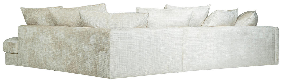 SOFFA i beige  - beige, Klassisk, metall/trä (311/85/110-230cm) - Novel
