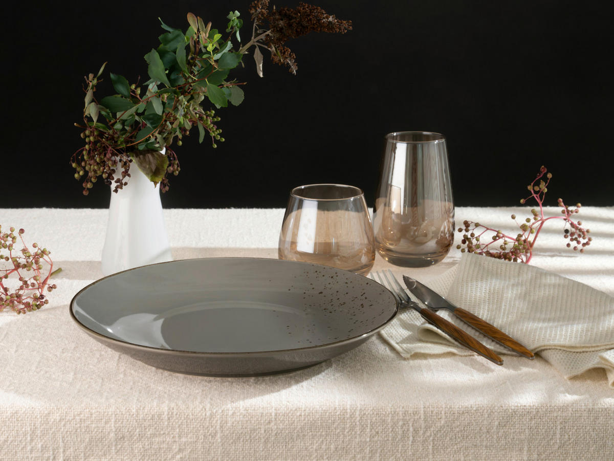 SET MATTALLRIKAR 27 cm  - grå, Trend, keramik (27cm) - Creatable