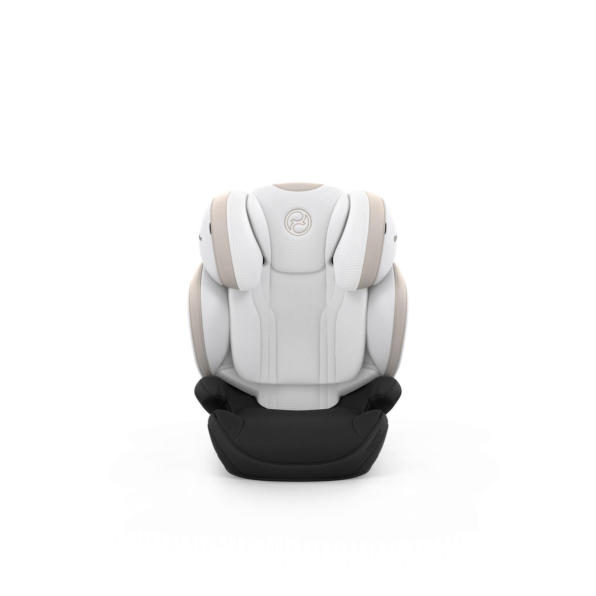 KINDERAUTOSITZ Solution S Style Off White  - Weiß, Basics, Kunststoff/Textil (42/49,5/61cm) - cybex PLATINUM