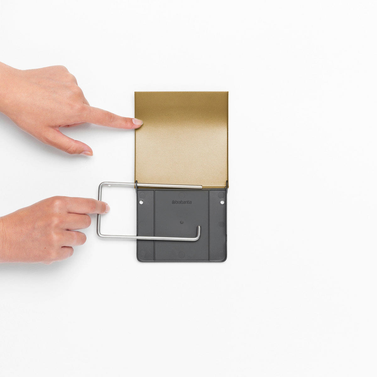 DRŽAČ TOALETNOG PAPIRA  zlatne boje  metal  ReNew  - zlatne boje, Konvencionalno, metal (13,2/12,3/1,7cm) - Brabantia