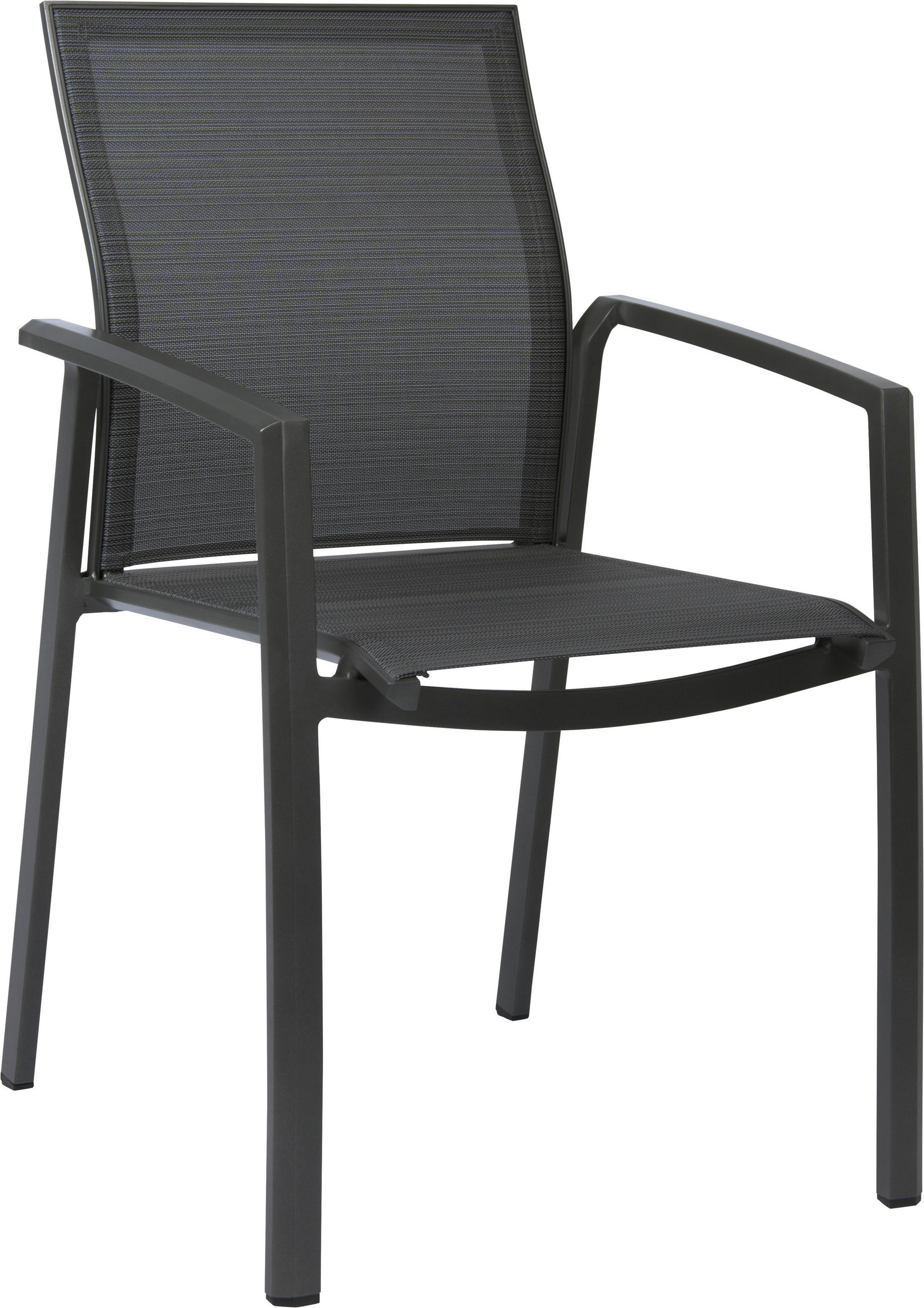 STAPELSESSEL Aluminium Anthrazit, Dunkelgrau  - Dunkelgrau/Anthrazit, Basics, Textil/Metall (58/90/61cm) - Stern