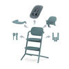 HRANILICA  Lemo 4 in 1 Set  - plava, Basics, drvo/plastika (56/54,5/81,5cm) - Cybex