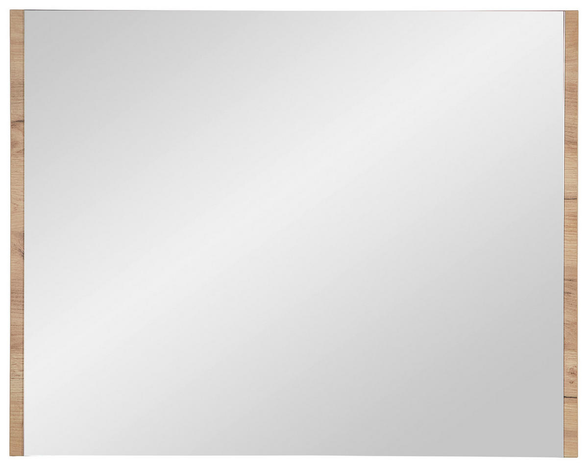 WANDSPIEGEL 91/71/3 cm    - Eichefarben, Design, Glas/Holzwerkstoff (91/71/3cm) - Voleo