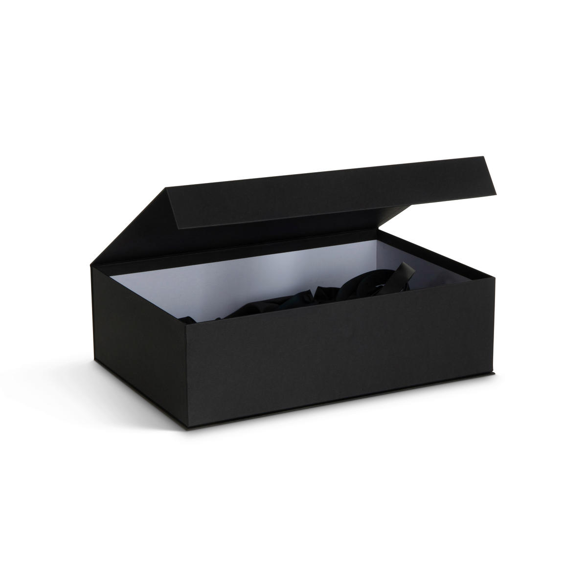 AUFBEWAHRUNGSBOX    29.5/42.5/13 cm  - Schwarz, Basics, Karton/Papier (29.5/42.5/13cm)