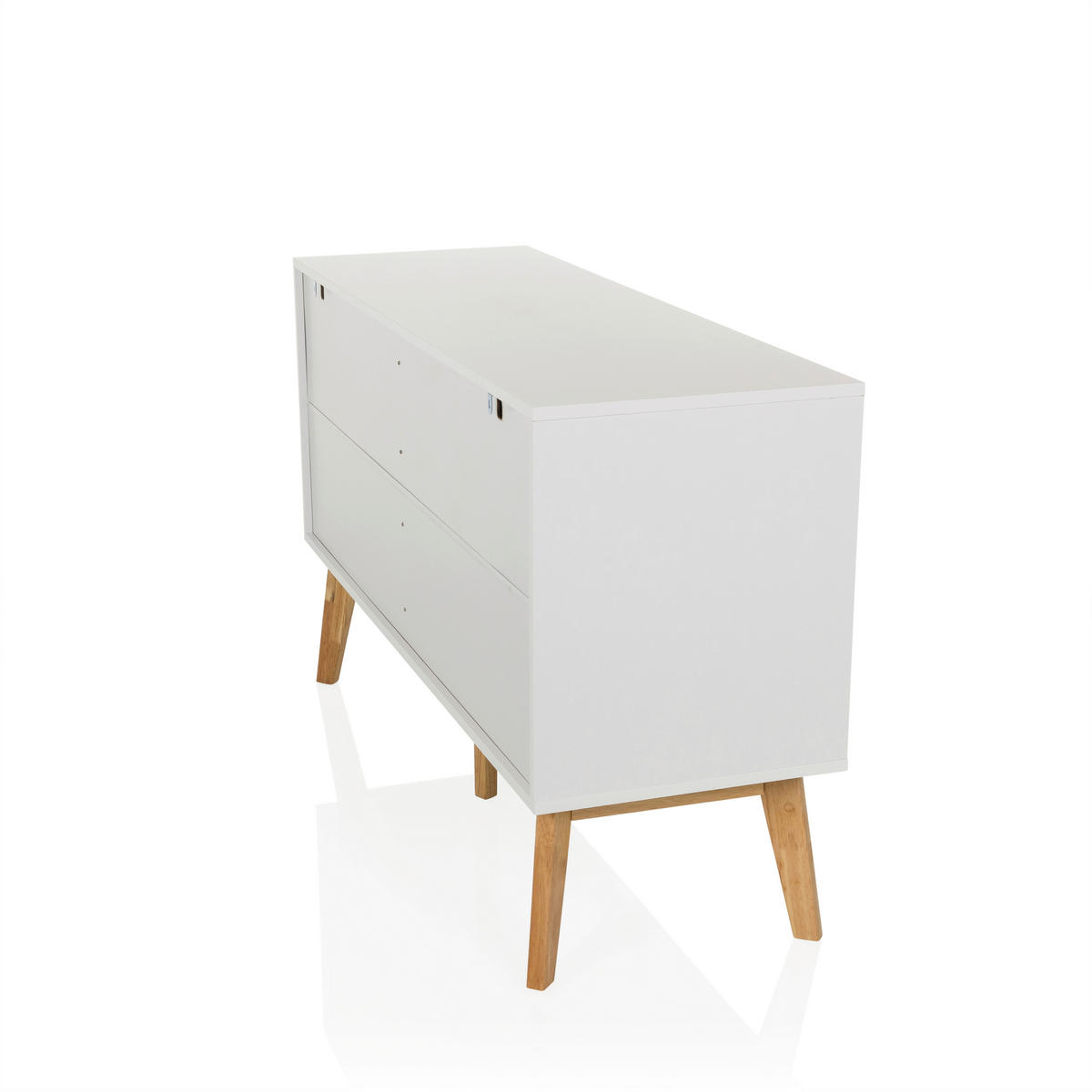 SIDEBOARD  in 120/72/40 cm  - Hellbraun/Weiß, MODERN, Holzwerkstoff (120/72/40cm) - MID.YOU
