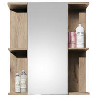 SPIEGELSCHRANK 60/71/20 cm  - Eichefarben, Basics, Glas/Holzwerkstoff (60/71/20cm) - MID.YOU