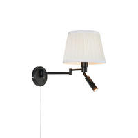 WANDLEUCHTE Pivot 25/32/42,5 cm   - Schwarz, Design, Metall (25/32/42,5cm) - Markslöjd