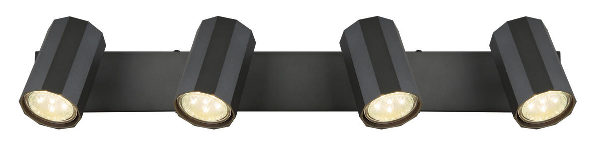 STRAHLER - Grau, Design, Metall (53/6/14,5cm) - Globo