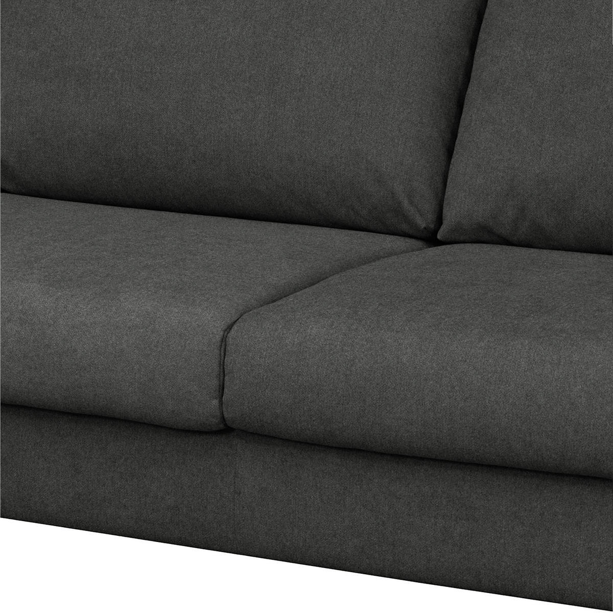 SCHLAFSOFA in Textil Anthrazit  - Anthrazit/Buchefarben, Design, Holz/Textil (195/90/102cm) - Livetastic