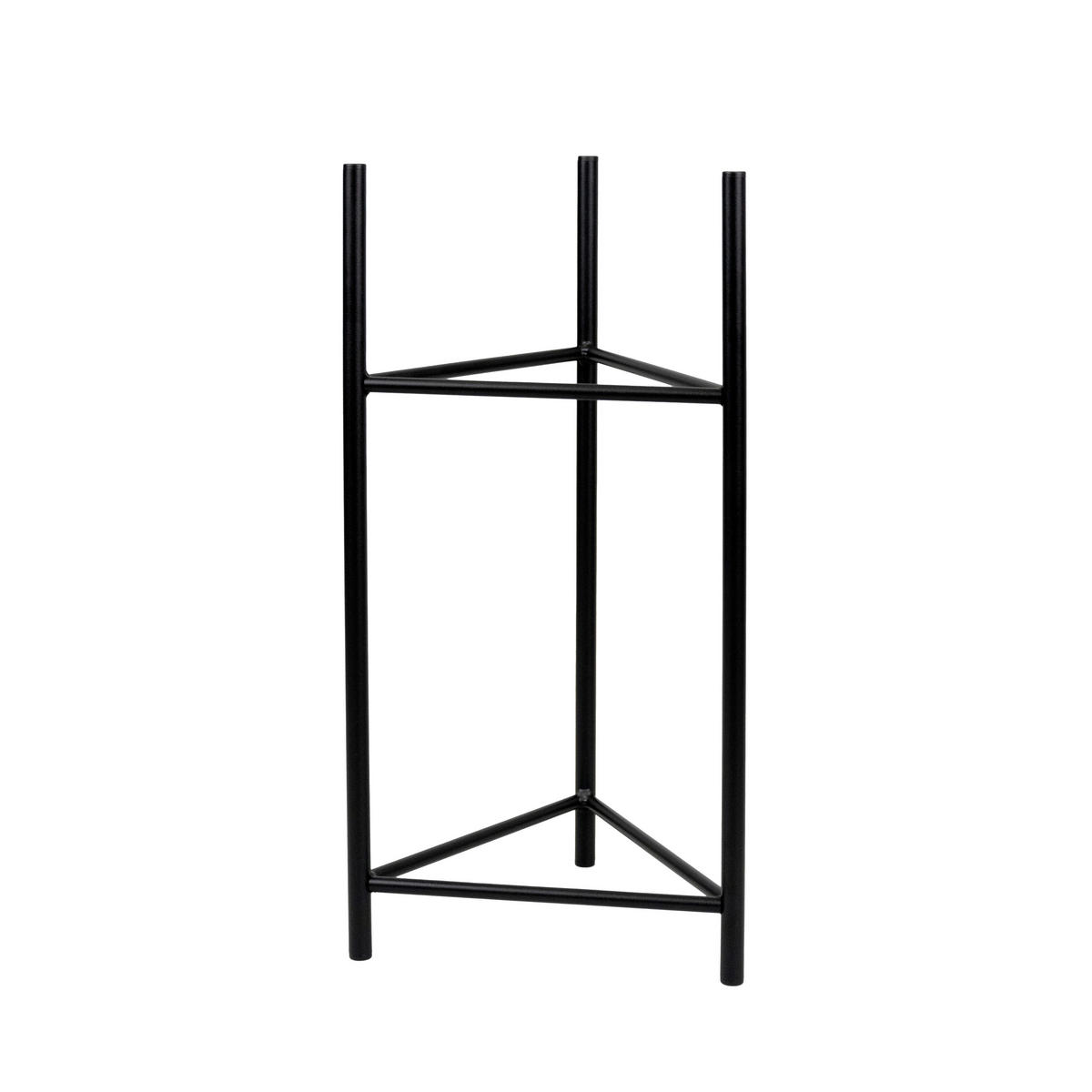 BLUMENSTÄNDER in Metall  - Schwarz, Basics, Metall (35/60/35cm)