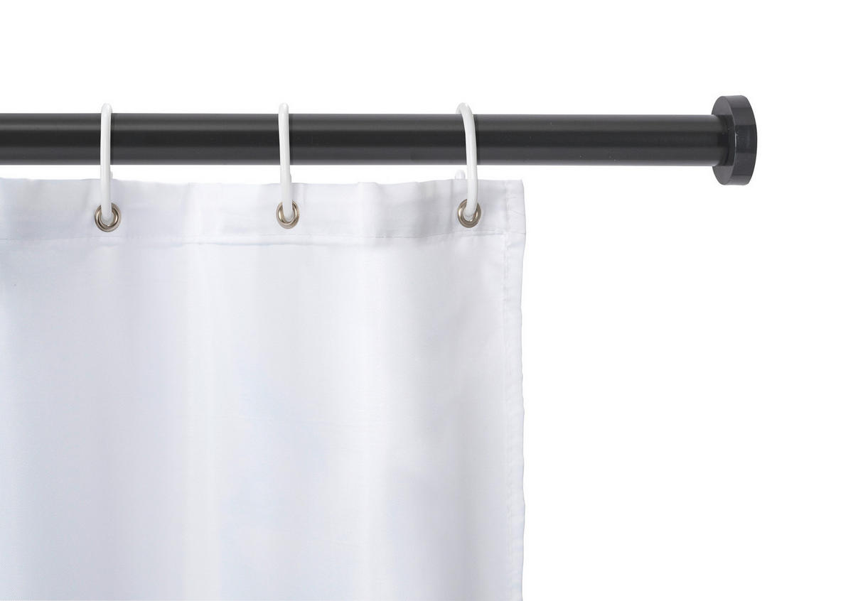 DUSCHSTANGE - Schwarz, KONVENTIONELL, Metall (110-185cm) - Schöner Wohnen