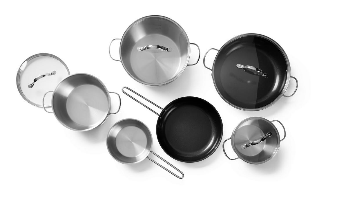SET ŠERPI 6 delova  - providno/prozirna, Osnovno, staklo/metal - Homeware Profession.