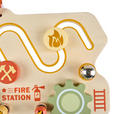 MOTORIKSPIEL Spielbrett Feuerwehr  - Multicolor/Naturfarben, Basics, Holzwerkstoff/Textil (24,5/16/5cm) - My Baby Lou