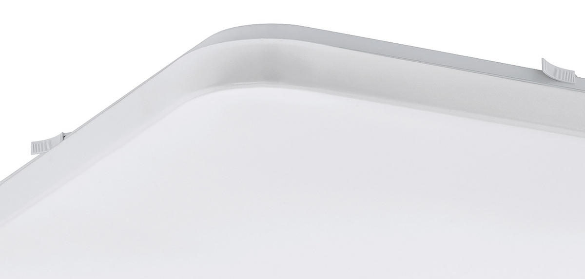 LED-DECKENLEUCHTE - Weiß, MODERN, Kunststoff/Metall (43/43/7cm)