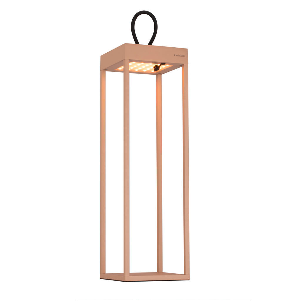 Dieter Knoll STOLNÍ LAMPA NA BATERIE, dotykový stmívač, 15/15/50 cm
