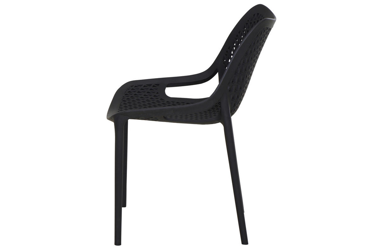GARTENGARNITUR 3-teilig  - Anthrazit, Basics, Holzwerkstoff/Kunststoff (80/81/80cm) - Siena Garden