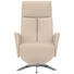 RELAXSESSEL in Textil, Leder Sandfarben - Sandfarben/Chromfarben, Design, Leder/Textil (71/105/75cm) - Welnova RELAXSESSEL in Textil, Leder Sandfarben - Sandfarben/Chromfarben, Design, Leder/Textil (71/105/75cm) - Welnova