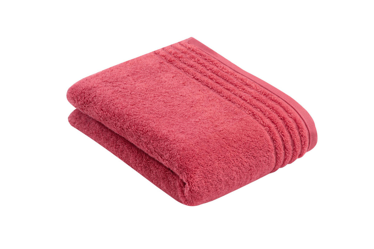 DUSCHTUCH 67/140 cm Vienna Style Supersoft  - Altrosa, Basics, Textil (67/140cm) - Vossen