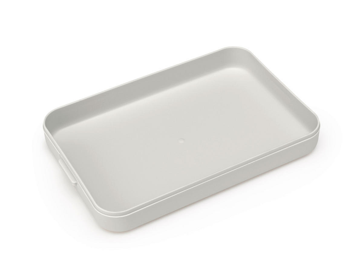 KRABIČKA NA OBĚD plast   - světle šedá, Basics, plast (25.5/3.7/16.6cm) - Brabantia