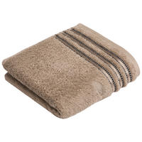 DUSCHTUCH Cult de Luxe 67/140 cm  - Sandfarben, Design, Textil (67/140cm) - Vossen