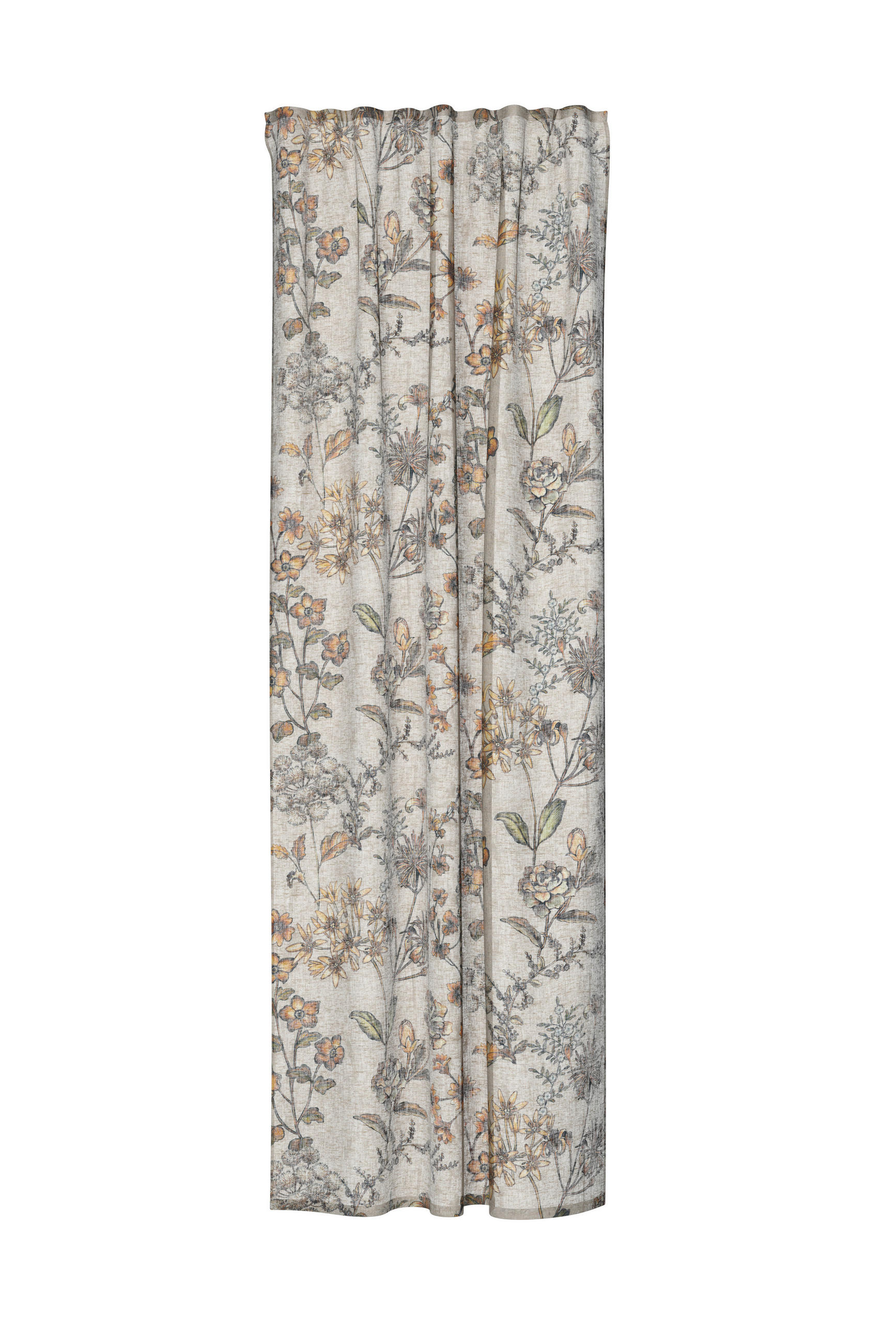 FERTIGVORHANG  halbtransparent  140/245 cm   - Hellgrau, Basics, Textil (140/245cm)