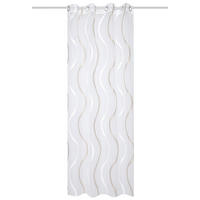 ÖSENVORHANG halbtransparent  - Beige, Basics, Textil (140/245cm) - Schmidt Spiele