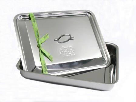 Tavă De Copt - culoare inox, Basics, metal (38/29/7,5cm)