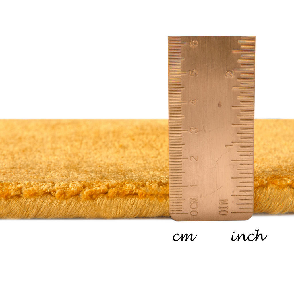 Thumbnail - Tom Tailor Handwebteppich, Gold, Textil, Uni, rechteckig, 65x135 cm, Teppiche & Böden, Teppiche, Moderne Teppiche