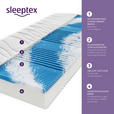 KOMFORTSCHAUMMATRATZE PERFECT TOUCH KS 200/200 cm Höhe ca. 22 cm  - Weiß, KONVENTIONELL, Textil (200/200cm) - Sleeptex
