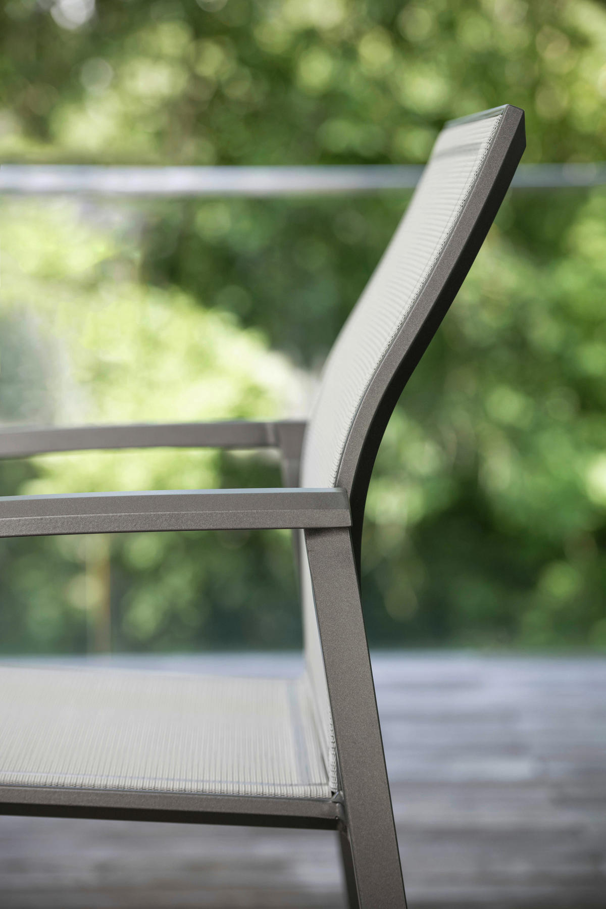 STAPELSESSEL Aluminium Anthrazit, Silberfarben  - Anthrazit/Silberfarben, Design, Textil/Metall (58/90/61cm) - Stern