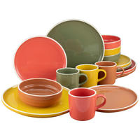 KOMBISERVICE 16-teilig  - Multicolor, Basics, Keramik (38,5/38,5/34cm) - Creatable