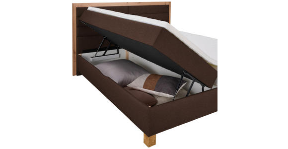 BOXBETT 160/200 cm  in Braun, Eiche Artisan  - Eiche Artisan/Braun, KONVENTIONELL, Holz/Holzwerkstoff (160/200cm) - Carryhome