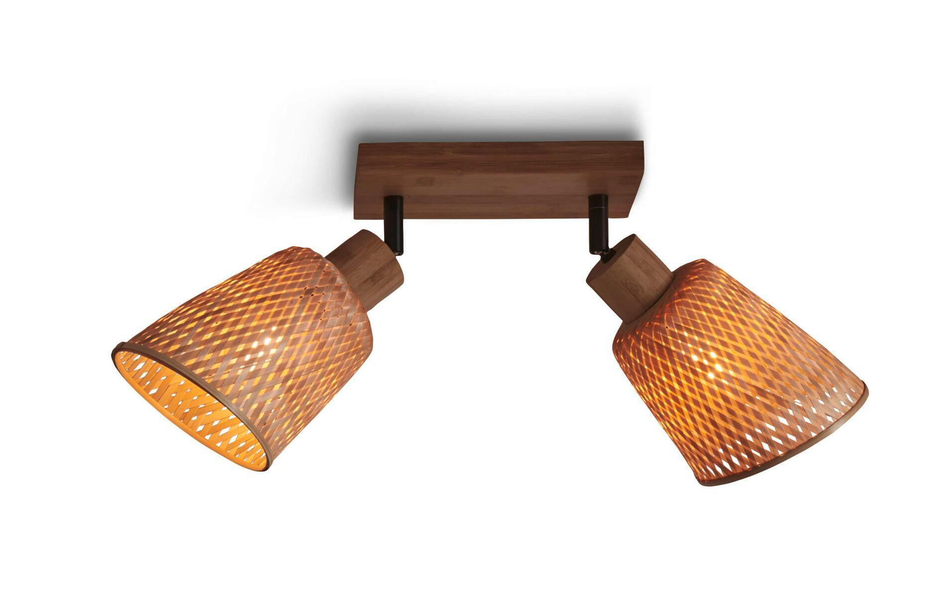 DECKENSTRAHLER GOOD&MOJO  28/15/24 cm   - Naturfarben, Trend (28/15/24cm) - Good & Mojo