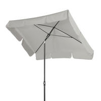 SONNENSCHIRM  185/120 cm  - Anthrazit/Hellgrau, Basics, Textil/Metall (185/120cm) - Doppler