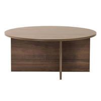 COUCHTISCH 90/90/40 cm rund Walnussfarben  - Walnussfarben, Design, Holzwerkstoff (90/90/40cm) - MID.YOU