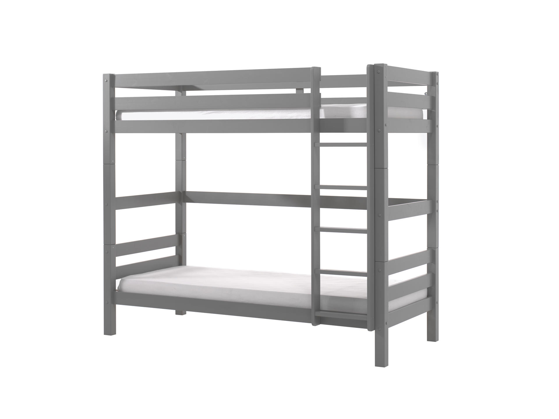 ETAGENBETT - Kieferfarben/Grau, MODERN, Holz (90/200cm) - MID.YOU