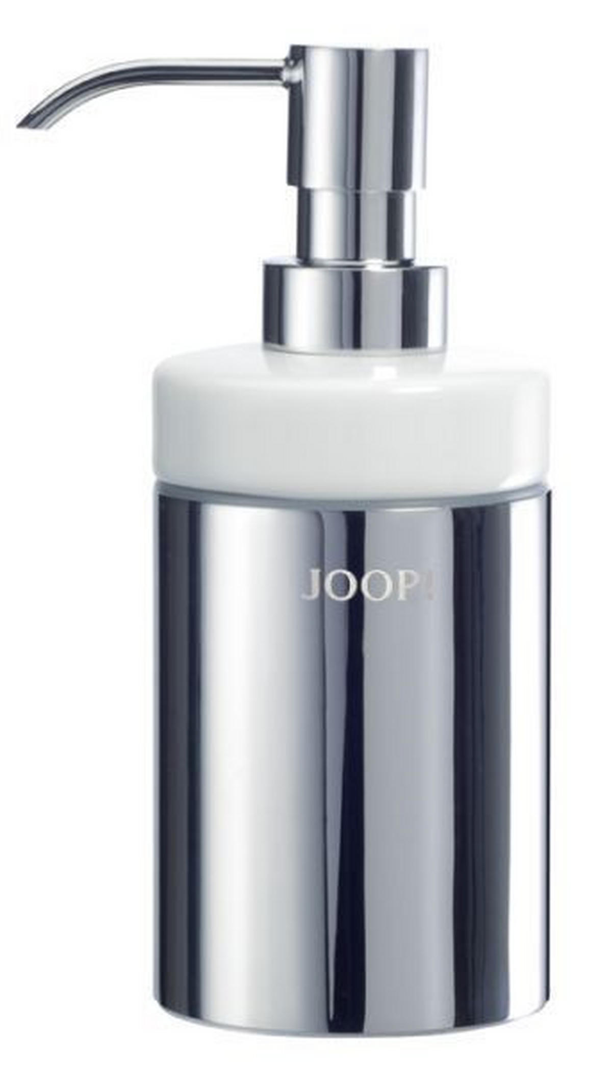 SEIFENSPENDER  - Chromfarben/Weiß, Design, Keramik/Metall (7/17cm) - Joop!