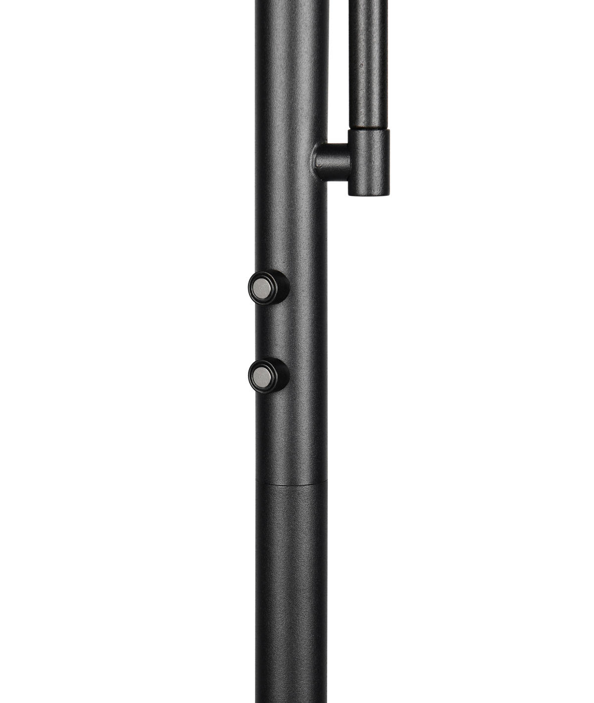 LED-STEHLEUCHTE - Schwarz, Konventionell, Metall (28/183cm)